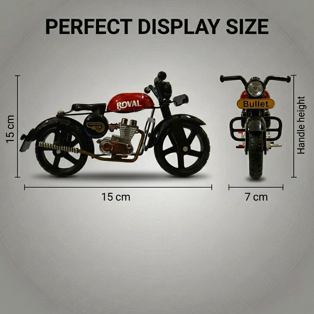 Royal Enfield bike miniature toy