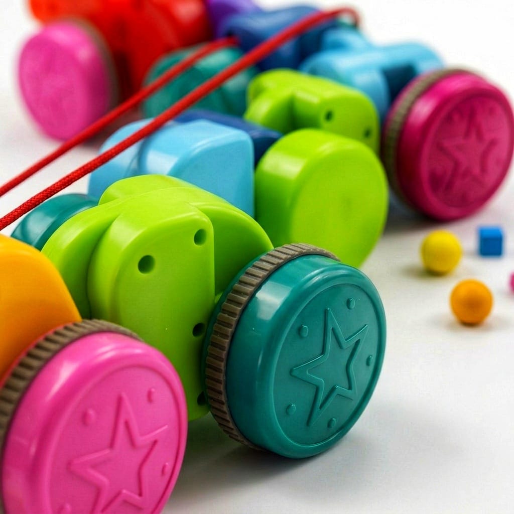 Caterpillar pulling toy