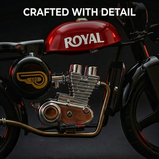 Royal Enfield bike miniature toy
