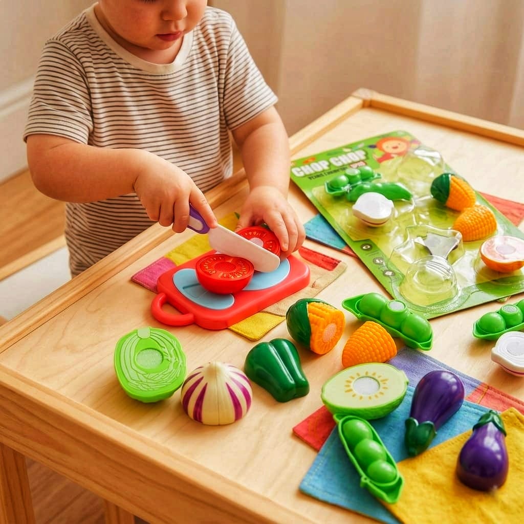 Vegetables cutting toys