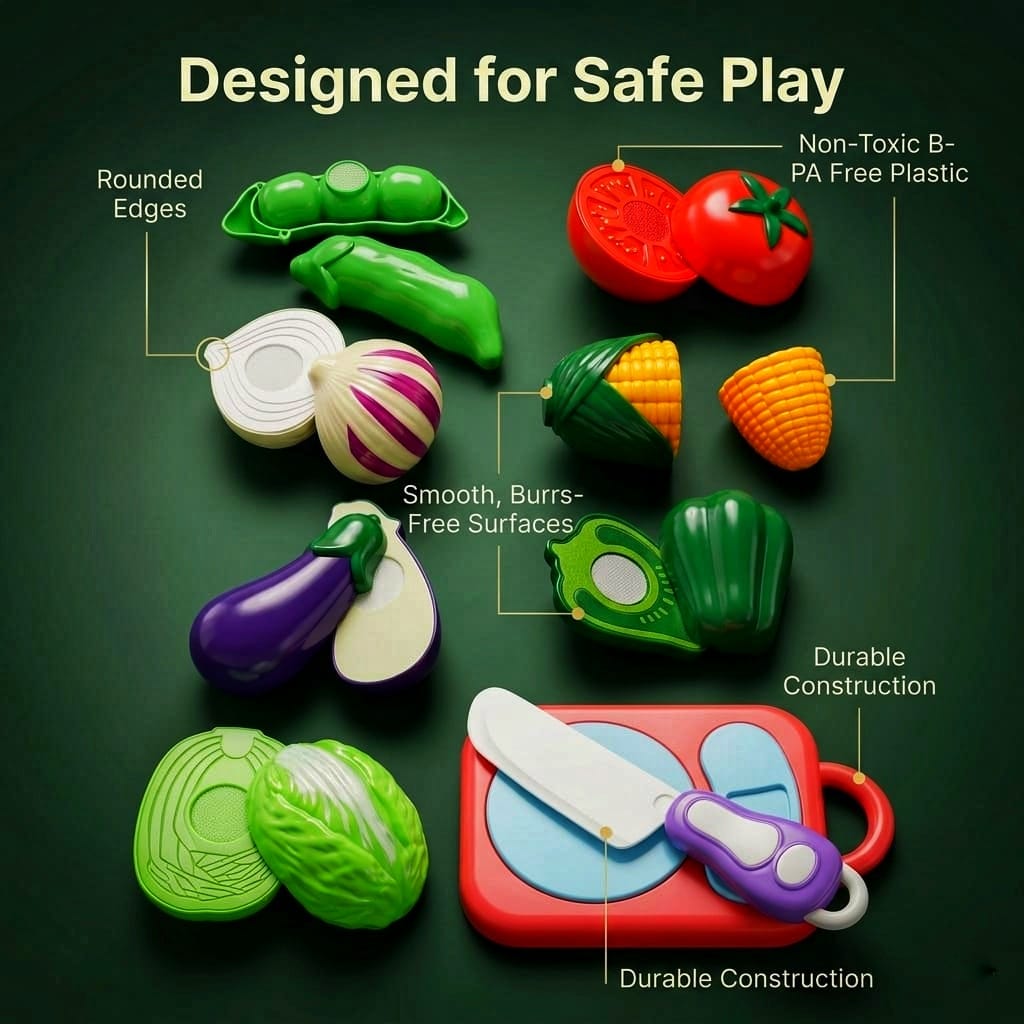 Vegetables cutting toys
