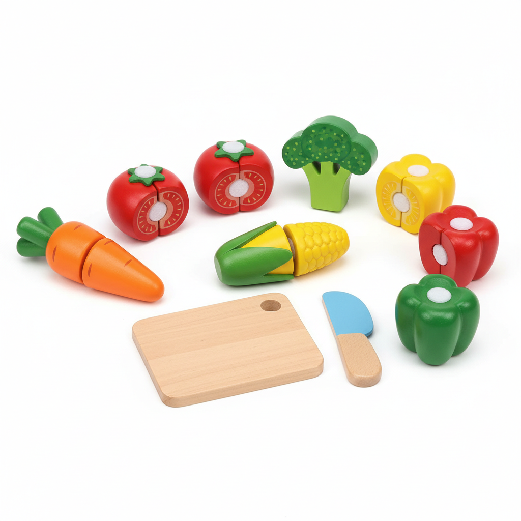 Vegetables cutting toys